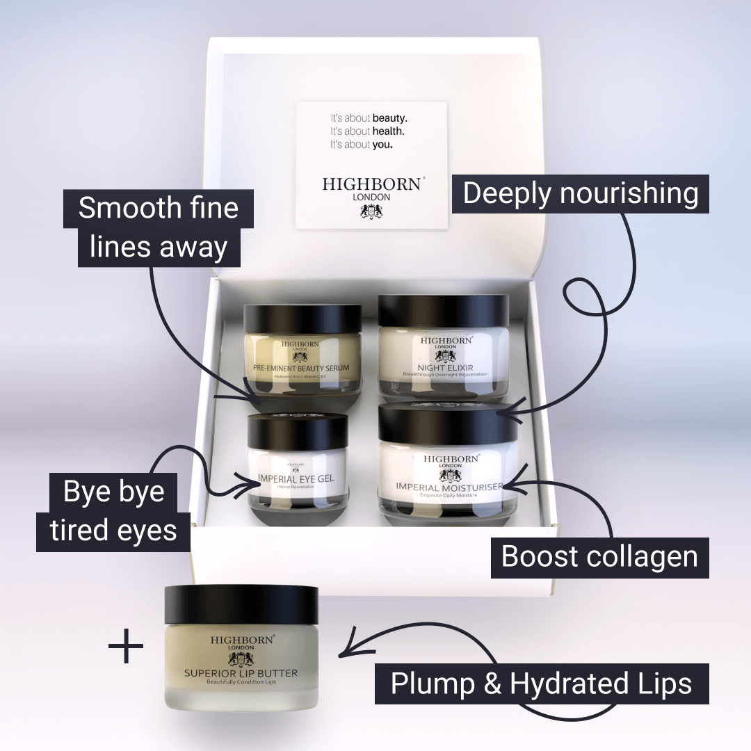 Four Phase Day and Night Collection plus Superior Lip Butter - New Customer 55% OFF One-Time-Offer - Highborn London