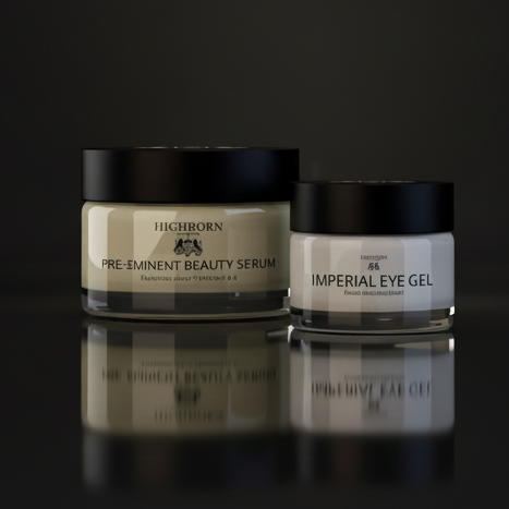 Make-Up Ready Ritual on Black Background