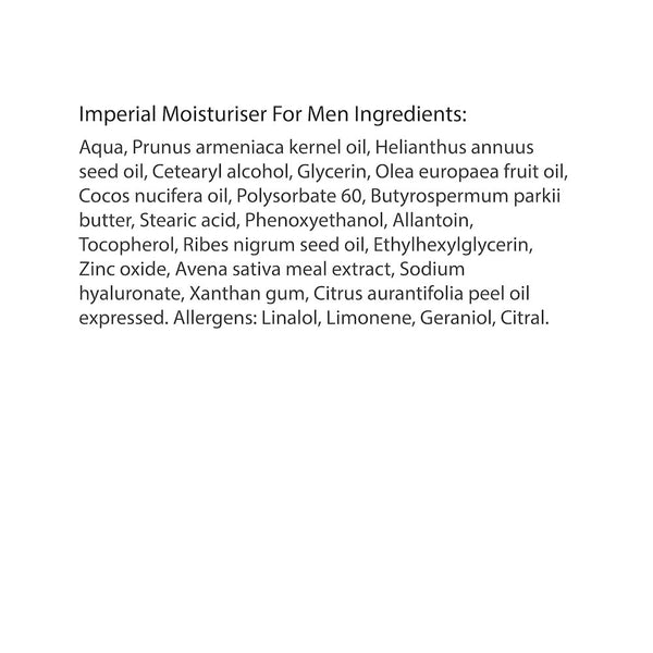 For MEN: Imperial Moisturiser - Highborn London
