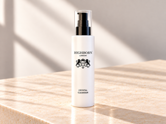 Crystal Cleanser 100ml pump bottle — styled product image