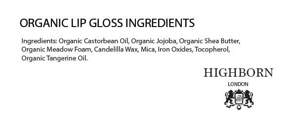 Organic Lip Gloss 3 Pack Collection Skincare Highborn London 